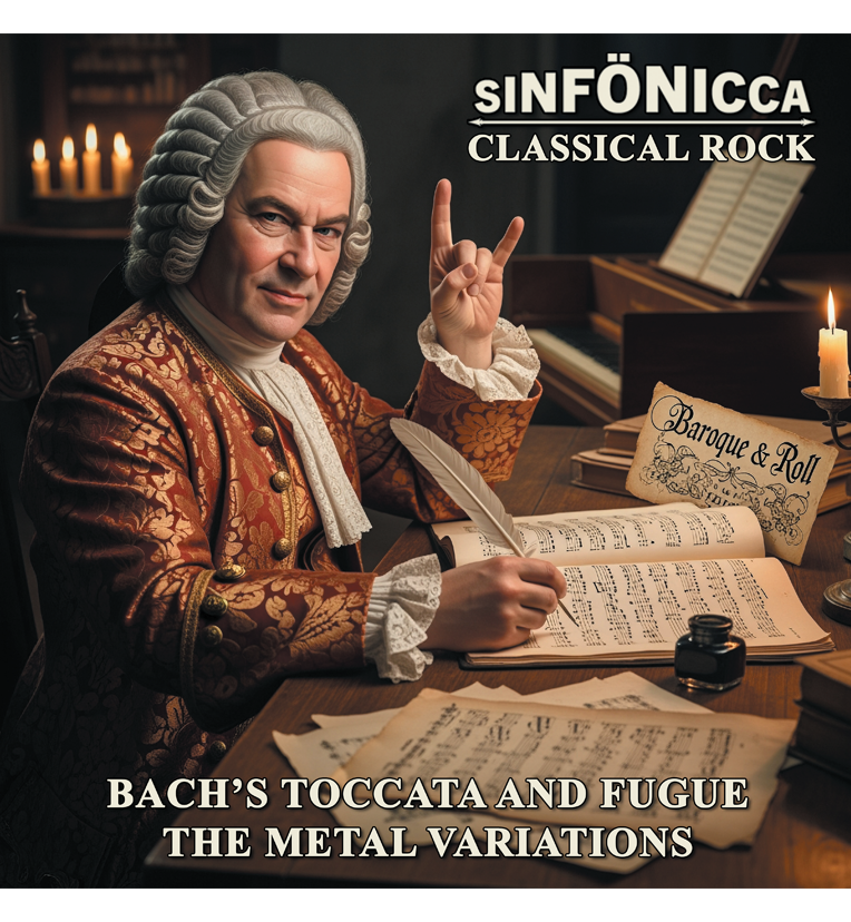 Sinfönicca - Bach’s Toccata and  Fugue – The Metal Variations (Limited Edition on Clear Vinyl)